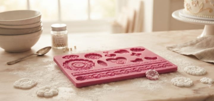 Molde de silicone para pasta americana Amor