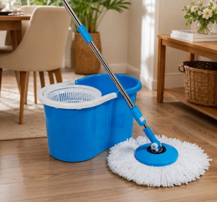 Mop Giratório com Esfregão