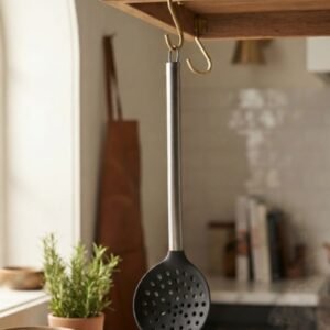 Escumadeira inox e silicone
