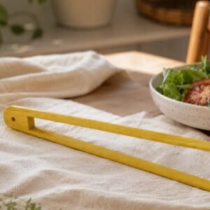 Pinça de cozinha bambu